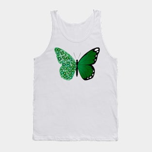 Blooming green butterfly Tank Top